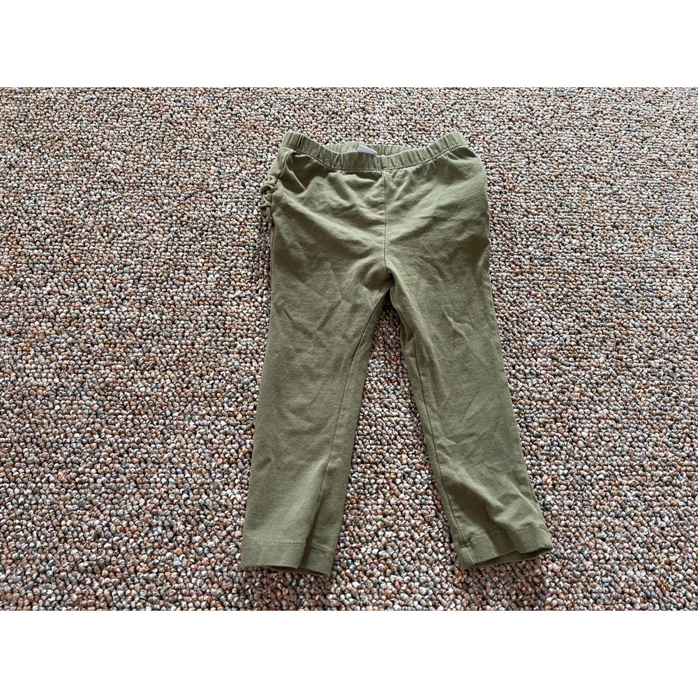 Old Navy Girls Green Ruffle Leggings 18-24M